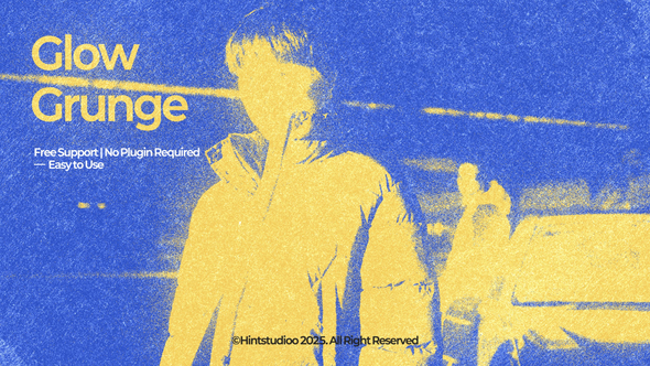 Glow Grunge Overlay Elements template preview