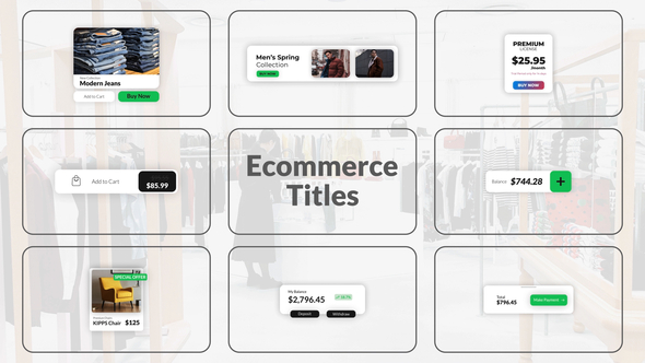 Ecommerce Titles Titles template preview