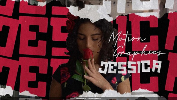 Collage Elements Crumple Tape Freeze Frame Openers template preview