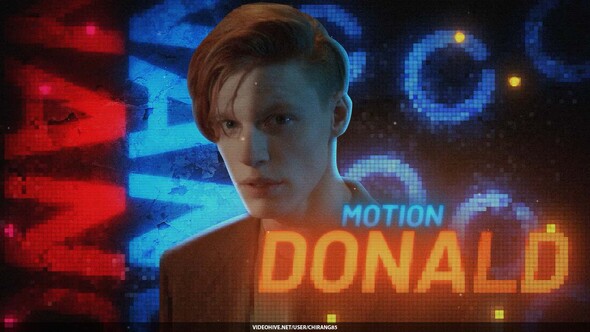 Neon Freeze Frame Openers template preview