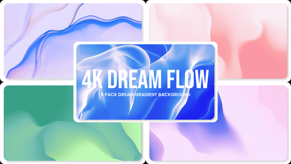 4K Dream Gradient Flow Elements template preview