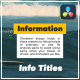 Information Bar Titles | DaVinci Resolve - VideoHive Item for Sale