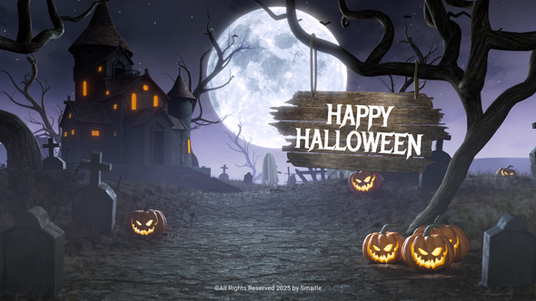 Halloween Logo Opener Openers template preview