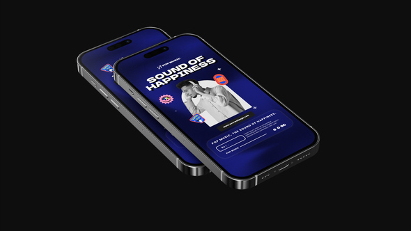 Pop Music Vertical Promo Product Promo template preview