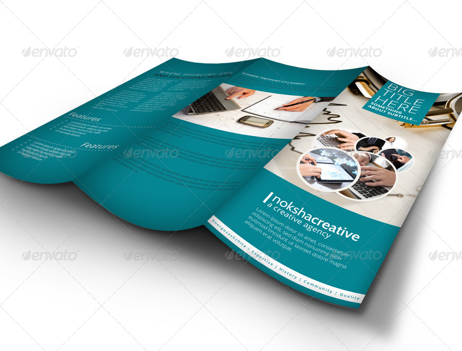 Corporate Tri-fold Brochure V-03, Print Templates 