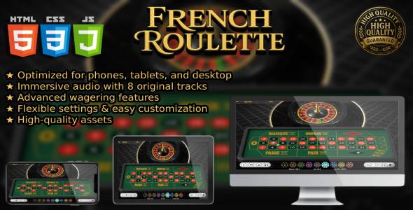 French Roulette - HTML5 Casino Game