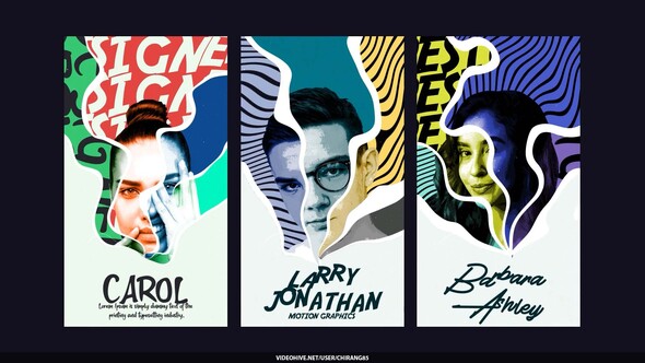Animated Poster Stories Openers template preview