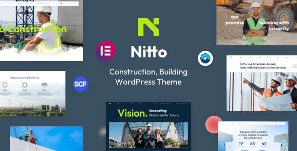 Nitto – Building, Construction WordPress Theme Nitto – Building, Construction WordPress Theme
