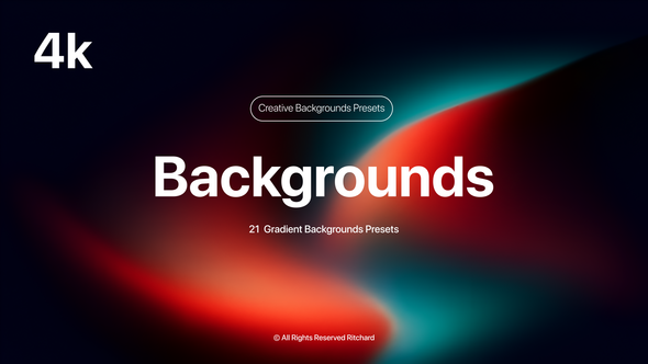 Gradient Backgrounds Elements template preview