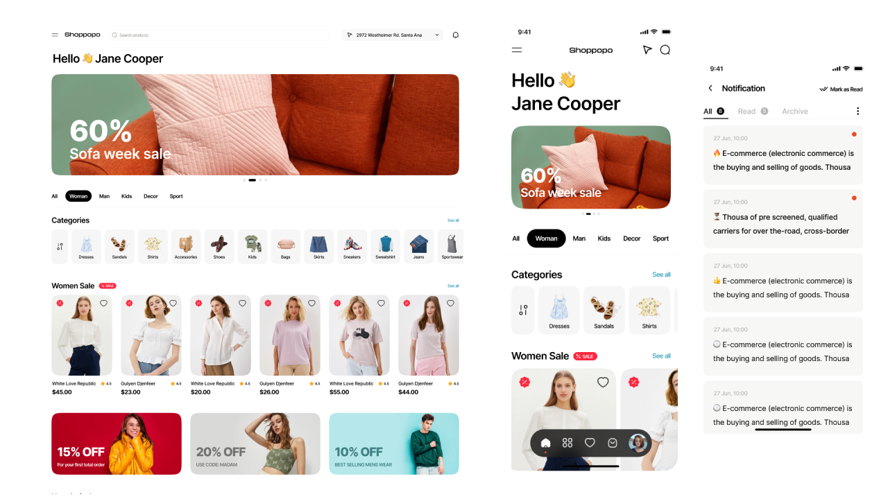 UzMart 多供应商电子商务市场 - 电商移动应用、网站、卖家和管理面板_1