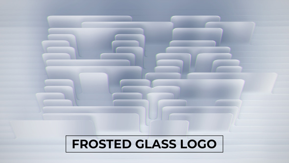 Frosted Glass Logo Reveal Logo Stings template preview