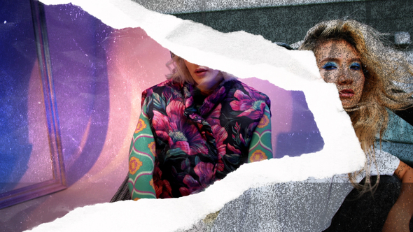 Paper Cut Transitions Elements template preview