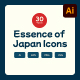 Essence of Japan Icons - Illustration 