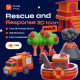 Rescue and Response 3D Icon 