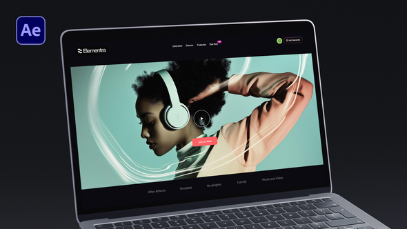 Laptop Mockup Presentation Product Promo template preview