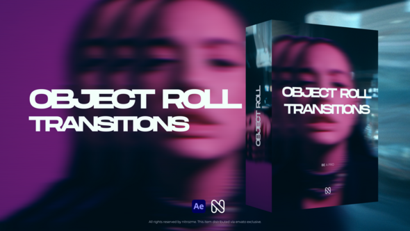 Object Roll Transitions Elements template preview