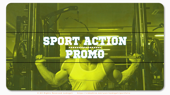 Sport Action Promo Openers template preview