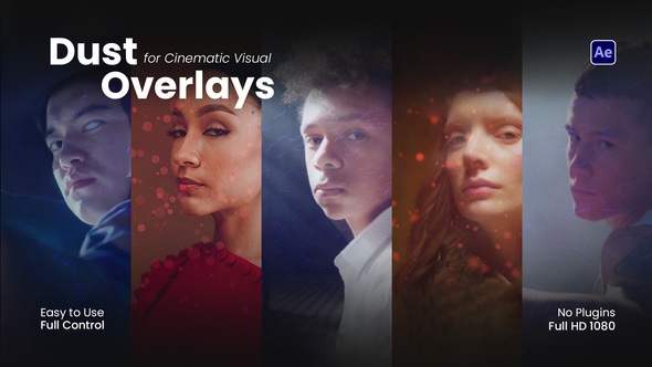 Dust Overlays Elements template preview