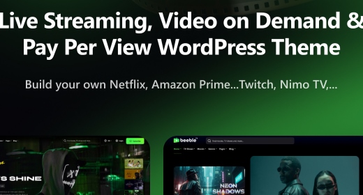 Live Streaming WordPress Theme