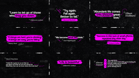 Quotes Titles Titles template preview