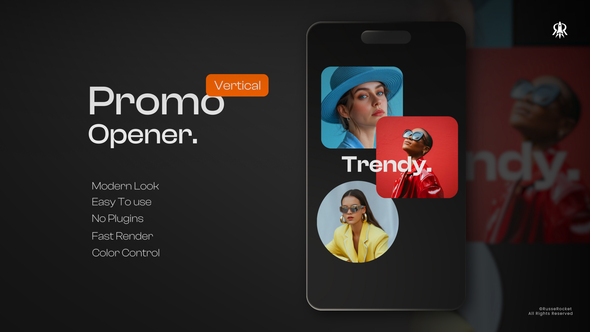 Vertical Promo Opener Openers template preview