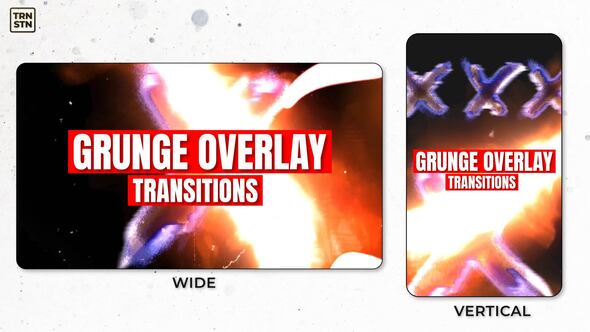 Grunge Overlay Transitions Elements template preview