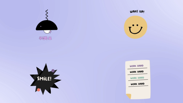 Cartoon Abstract Titles for After Effects Titles template preview