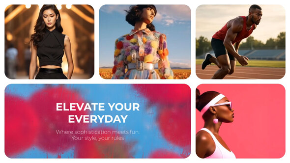 Multiscreen Opener with Glass Effect Openers template preview