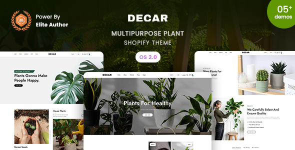 Decar – MultiPurpose Plant Store Shopify 2.0 Theme