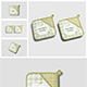 Oven Mitts Mockup 