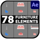 Animated Furniture Elements for After Effects - VideoHive Item for Sale
