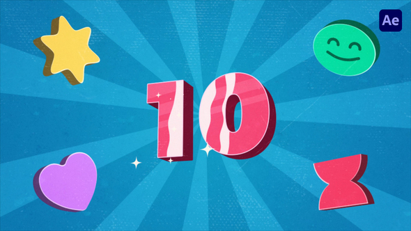 Funky Countdown Intro Opener Openers template preview