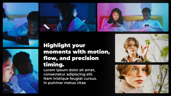 Multiscreen Intro Openers template preview