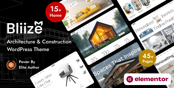 Bliize – Multipurpose Architecture WordPress Theme