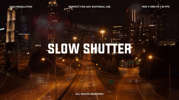 Slow Shutter Transitions Elements template preview