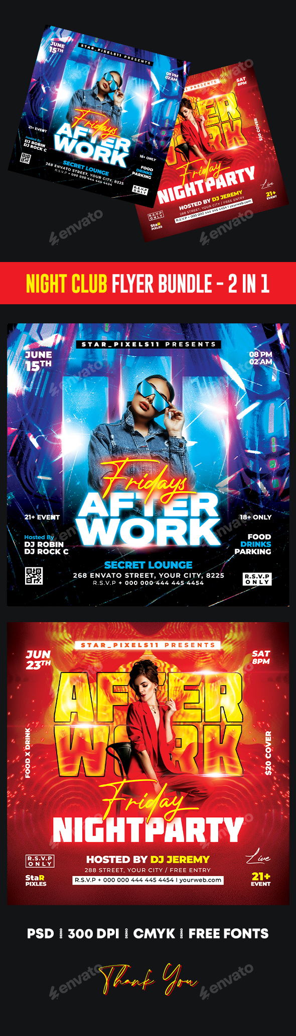 Night Club Flyer Bundle