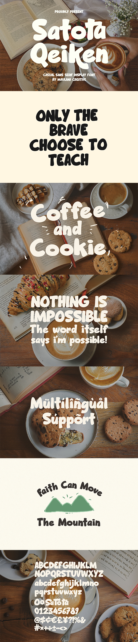 Satota Qeiken Casual Sans Serif Display Font