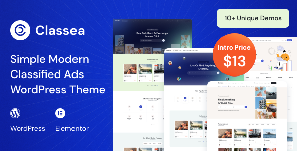 Classea – Classified Ads & Listing WordPress Theme