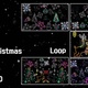 Neon Merry Christmas Loop 5 Clip - VideoHive Item for Sale