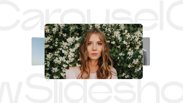 Carousel Slideshow Video Displays template preview