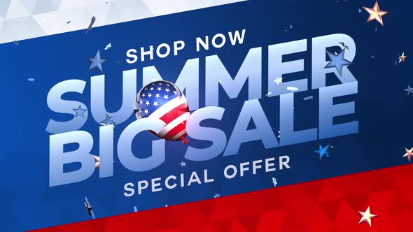 Summer Sale Shopping Special Offer Background 4K alt