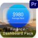 Finance Dashboard Pack — Glass &amp; Solid Versions | MOGRT - VideoHive Item for Sale