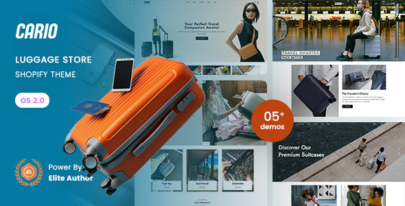 Cario – Luggage Store Shopify 2.0 Theme