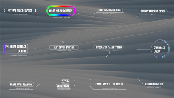 Glass Promo Call Out Elements template preview