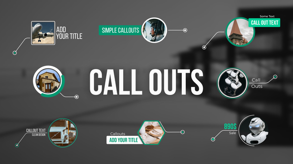 Call Outs Logo Stings template preview