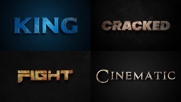 Text Effect - Action Style 02 Titles template preview