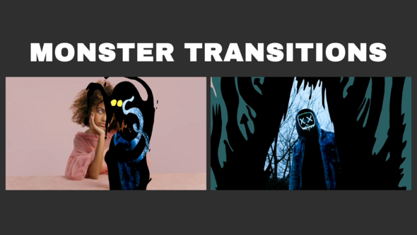 Monster Transitions for After Effects Elements template preview