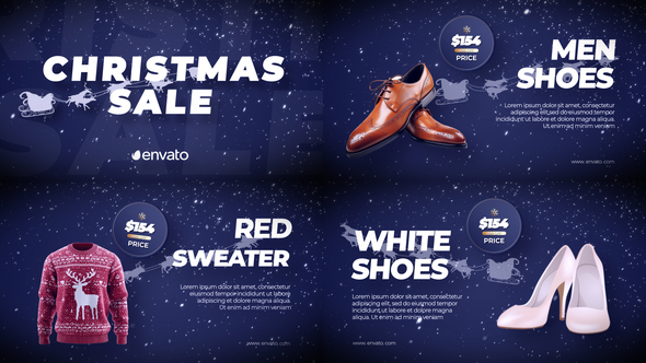 Christmas Sale Openers template preview