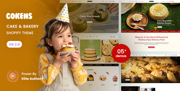 Cokens – Cake & Bakery Shopify 2.0 Theme