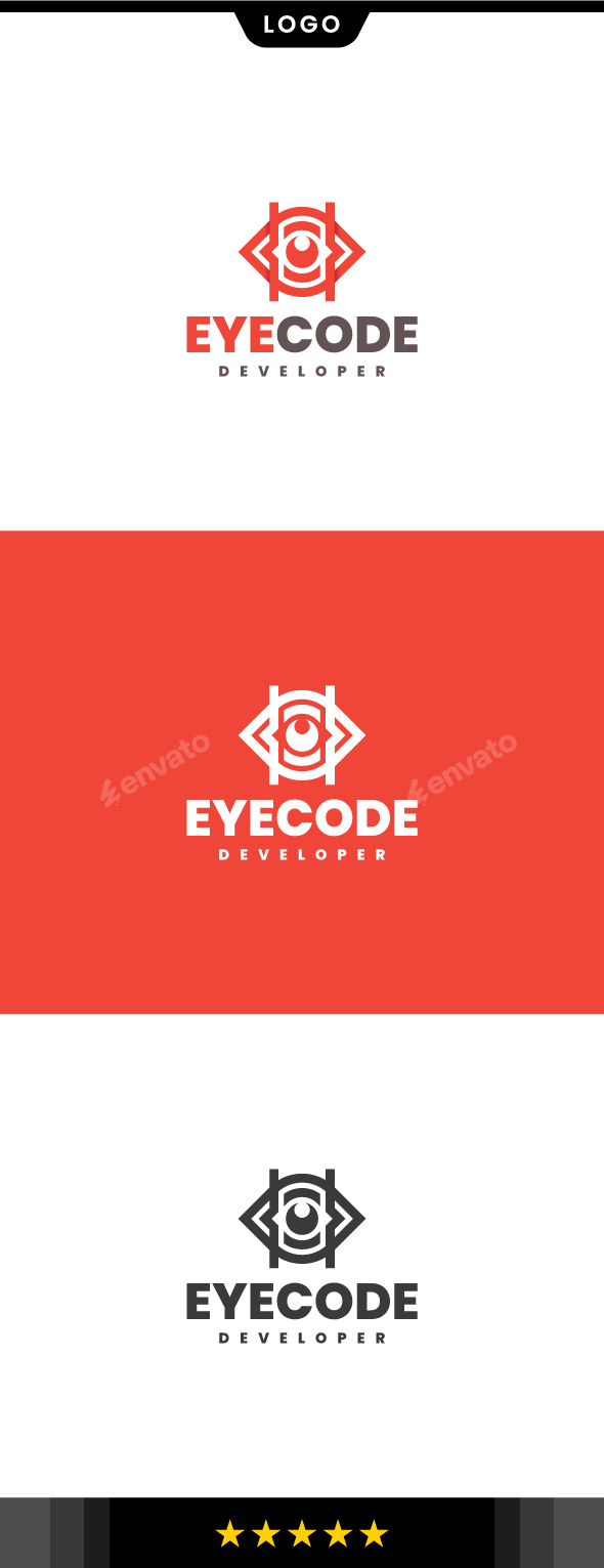 Eye Coding Logo Template